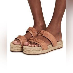 Alexandre Birman Clarita Espadrille Jute Sandal Italian Size 39